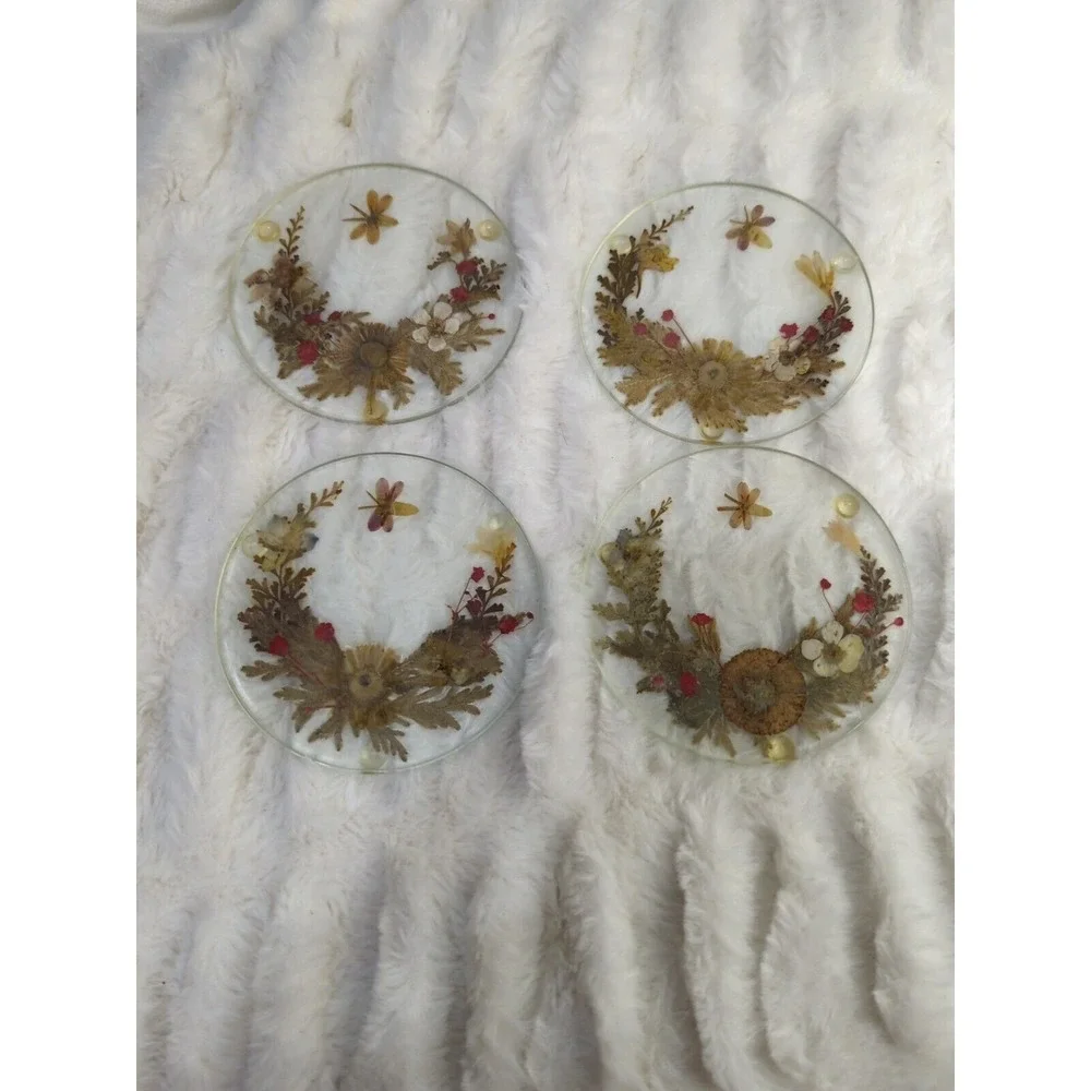 Set Of 8 Round Acrylic Coasters 4